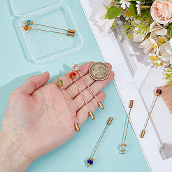 8шт латунная брошь&nbsp;JEWB-DR00016