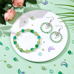 Прозрачные стеклянные бусины смешанного стиля&nbsp;GLAA-SC0002-18A