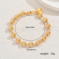 Браслеты из латунных круглых бусин для женщин&nbsp;NG2159