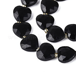 Природные обсидиана бисер нитей&nbsp;G-P592-B06-01