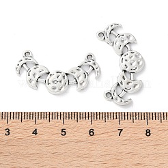 Подвески из сплава в тибетском стиле с фазами луны&nbsp;TIBE-B002-01AS