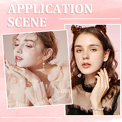 80 шт. фарфоровые бусины ручной работы с принтом&nbsp;PORC-SC0001-13