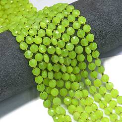 Природные окрашенные белого нефрита нитей бисера&nbsp;G-K389-B14-01