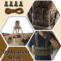 Аксессуары из нейлонового язычка&nbsp;FIND-WH0817-191A