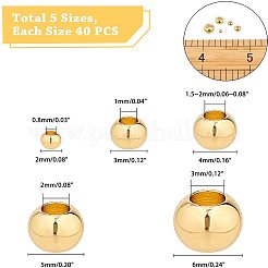 Латунные бусины&nbsp;KK-NB0002-29G-NR