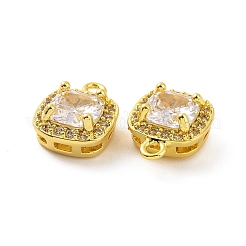 Подвески из латуни с прозрачным стеклом&nbsp;KK-E068-VF210