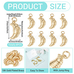 8шт латунные подвески&nbsp;KK-TA0002-75