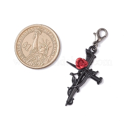 6 шт. подвески из эмалевого сплава на Хэллоуин&nbsp;HJEW-JM03922