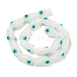 Прозрачные стеклянные бусины ручной работы&nbsp;GLAA-N0028-03K