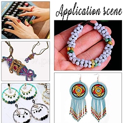 600 г 24-х цветных стеклянных бусин&nbsp;SEED-JP0008-05-3mm