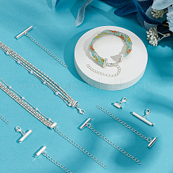 32шт. 8-х стильный латунный наконечник с цепочкой&nbsp;FIND-PH01480