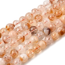 Природный цитрин бисер нитей G-S362-105B