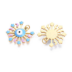 Подвески из нержавеющей стали 304 с эмалью&nbsp;STAS-N115-19A-G