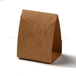 Прямоугольные складные карты для демонстрации ювелирных изделий из крафт-бумаги&nbsp;LS-EDIS-E011-01C