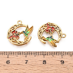 Подвески из нержавеющей стали 304 с эмалью&nbsp;STAS-N124-17G