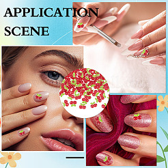 100шт. кабошоны из вишни в смоле&nbsp;MRMJ-ME0001-02