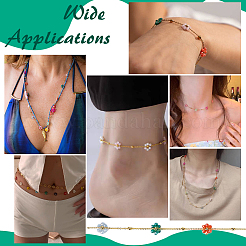 Цепи из латунных цветочных звеньев длиной 2.5 м&nbsp;CHC-PH0001-28