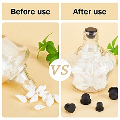 40 шт. 5 заглушки для отверстий из силикона&nbsp;AJEW-GF0008-05B