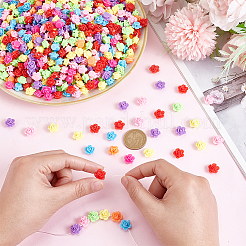 800 шт. Непрозрачные акриловые бусины&nbsp;MACR-NB0001-39