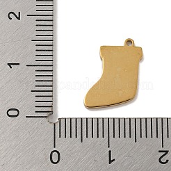 Эмалевые подвески из нержавеющей стали 304 на рождественскую тематику&nbsp;STAS-Z093-02J