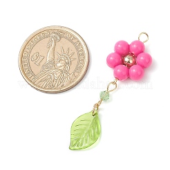 Акрил с большими подвесками из нержавеющей стали 304&nbsp;PALLOY-JF04512-01