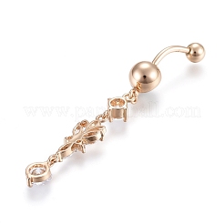 Пирсинг украшения&nbsp;AJEW-EE0006-99G