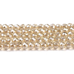 Прозрачные стеклянные бусины гальваническим пряди&nbsp;LS-GLAA-H021-01B-PL02