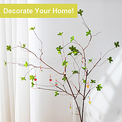 Подвесные украшения из сплава эмали с фруктами&nbsp;HJEW-AB00279