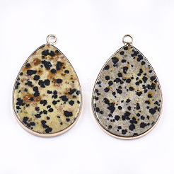 Природные яшмы далматин подвески&nbsp;G-T112-22C