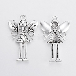 Тибетский стиль девушка сплава большие кулоны&nbsp;LS-PALLOY-E391-32AS