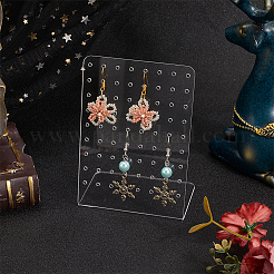 Акриловый дисплей серьги стойки&nbsp;LS-EDIS-WH20003-03B