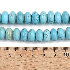 Нити окрашенных бусин из натурального магнезита&nbsp;G-B173-A01-01