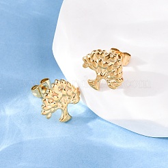 Серьги-гвоздики из нержавеющей стали 304&nbsp;EJEW-Z118-05G