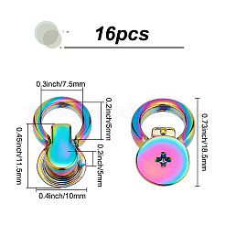 16 шт. литые кнопки-заклепки&nbsp;PURS-WR0001-16