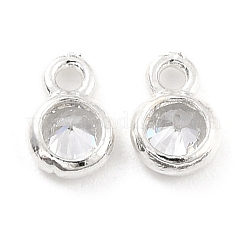 925 стерлинговое серебро с подвесками из одного кубического циркония.&nbsp;LS-STER-Z001-008S