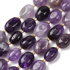 Природный аметист нитей бисера&nbsp;G-G453-D04-01