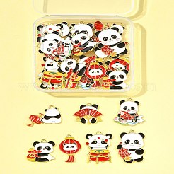 28шт 7 стиля подвески из сплава с эмалью&nbsp;ENAM-FS0002-82