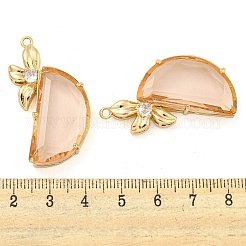 Латунь со стеклянной подвеской&nbsp;FIND-Z044-12B