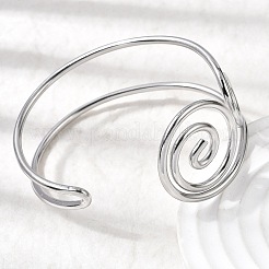 Браслеты-манжеты из нержавеющей стали 304 для женщин&nbsp;BJEW-Z150-02P-02