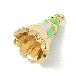 Латунь эмаль подвески&nbsp;KK-I476-28A-G02