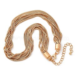 Железные цепи коробки ожерелья&nbsp;LS-NJEW-U046-03G