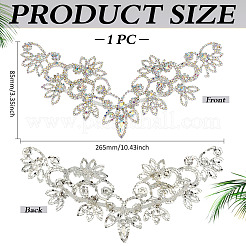 1 шт. отделка воротника латунными стразами&nbsp;DIY-MA0006-91