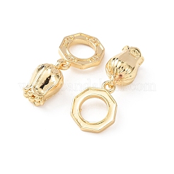 Европейские подвески-подвески в виде ландышей из латуни&nbsp;KK-B166-08G