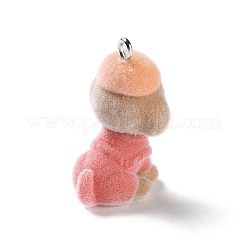 Кулоны из флокированной смолы&nbsp;RESI-A040-03B