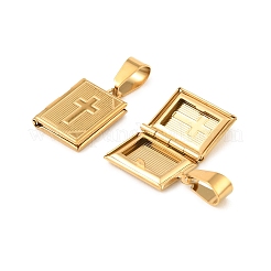 Подвески-медальоны из нержавеющей стали 316&nbsp;STAS-C077-06G-01