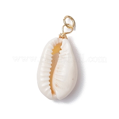 Подвески из натуральной каури&nbsp;PALLOY-JF03712-03