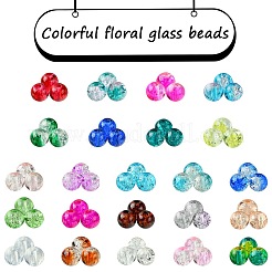 Наборы для изготовления круглых стеклянных браслетов своими руками&nbsp;DIY-FS0006-20