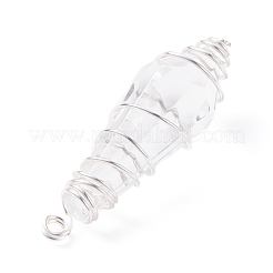 Стеклянные подвески из проволоки&nbsp;PALLOY-JF01311-01