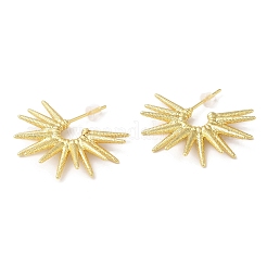 Серьги-гвоздики из латуни с покрытием стойки&nbsp;EJEW-Q766-05G