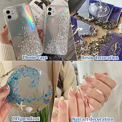 2 пакетик гальванизированных стеклянных бусин&nbsp;GLAA-GF0001-17C